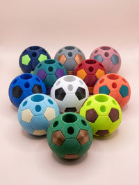 Soccer Ball Pen Holder shown in a range of colors