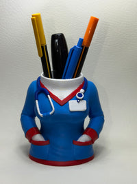 Custom Uniform & Crest Desk Organizer