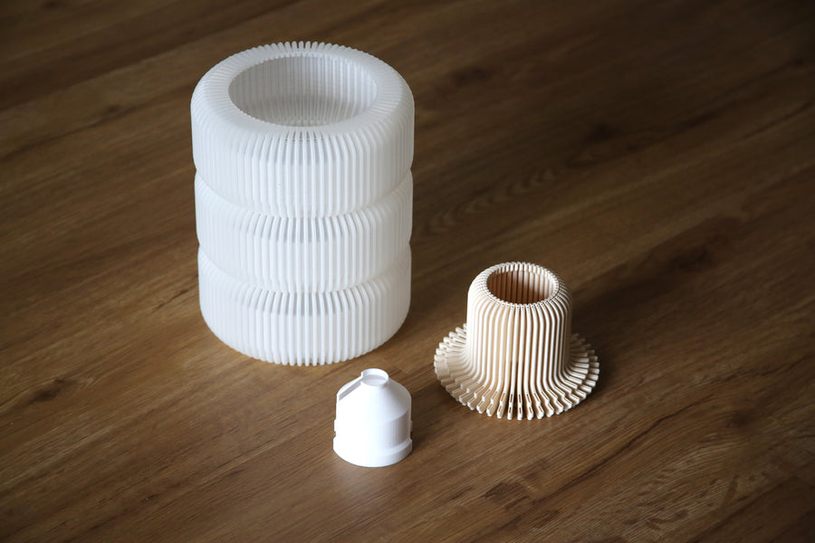 Ribbed Pendant Lamp