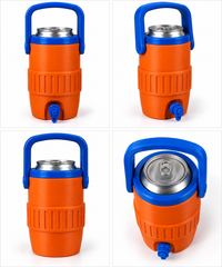 Mini Sideline Cooler Can Holder — Custom NFL Team Colors, Personalized Fan Gift