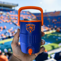 Mini Sideline Cooler Can Holder — Custom NFL Team Colors, Personalized Fan Gift