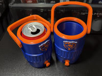 Mini Sideline Cooler Can Holder — Custom NFL Team Colors, Personalized Fan Gift