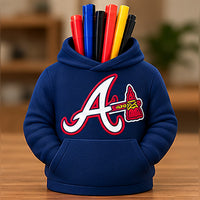 Atlanta Braves baseball hoodie pen holder
