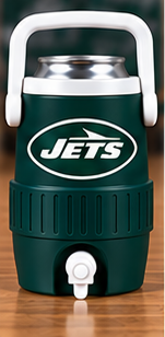 New York — Green & White mini sideline cooler