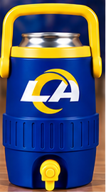 Los Angeles — Royal & Gold mini sideline cooler