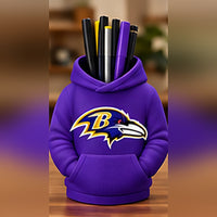 Baltimore Purple & Black football hoodie pen holder
