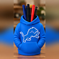 Detroit Blue & Silver football hoodie pen holder