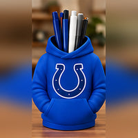 Indianapolis Royal & White football hoodie pen holder