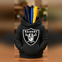 Las Vegas Black & Silver football hoodie pen holder