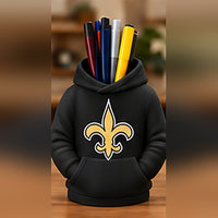 New Orleans Black & Gold football hoodie pen holder