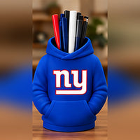 New York Royal & Red football hoodie pen holder