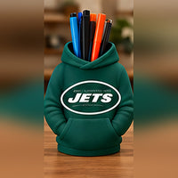 New York Green & White football hoodie pen holder