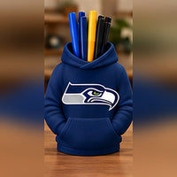 Seattle Navy & Bright Green football hoodie pen holder