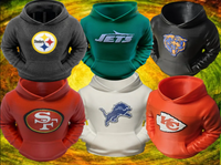Football Hoodie Desk Organizer — Custom NFL Team Pen Holder Gift
