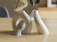 Interlocking Toroidal Vases, pair