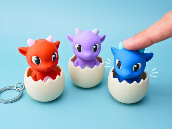 Baby Dragon Clickers, Set of 3