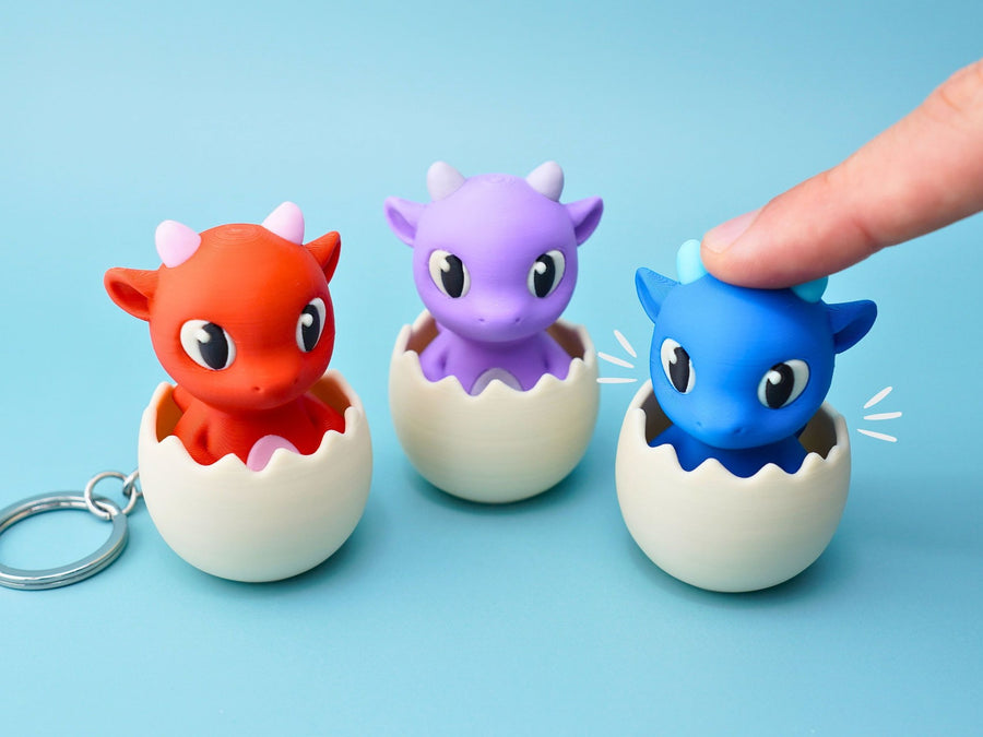 Baby Dragon Clickers, Set of 3