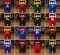 Mini Sideline Cooler Can Holder — Big 12 College Team Colors, Game Day Fan Gift