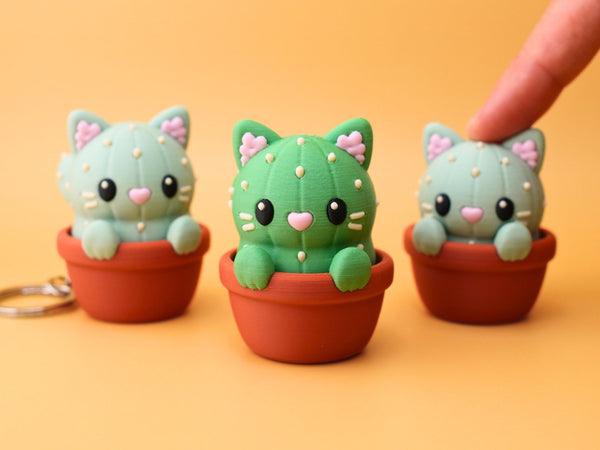 Cactus Cat Clickers, Set of 3