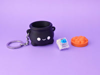 Mini Cauldron Clickers & Witchy Cats, Set of 5
