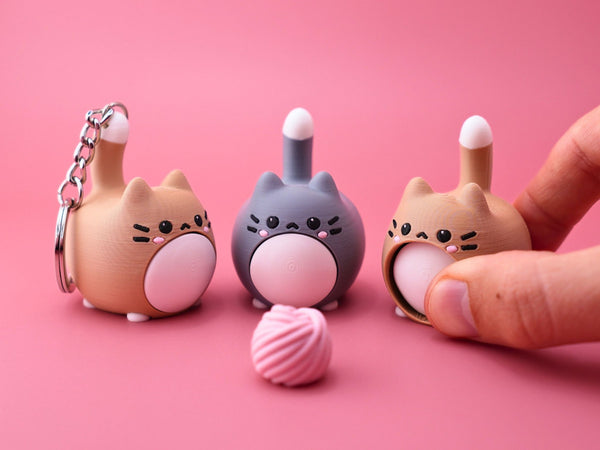 Chonky Cat Clickers, Set of 3