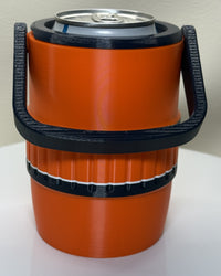 Tribute cooler, back with handle up