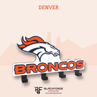 Denver Broncos key ring holder