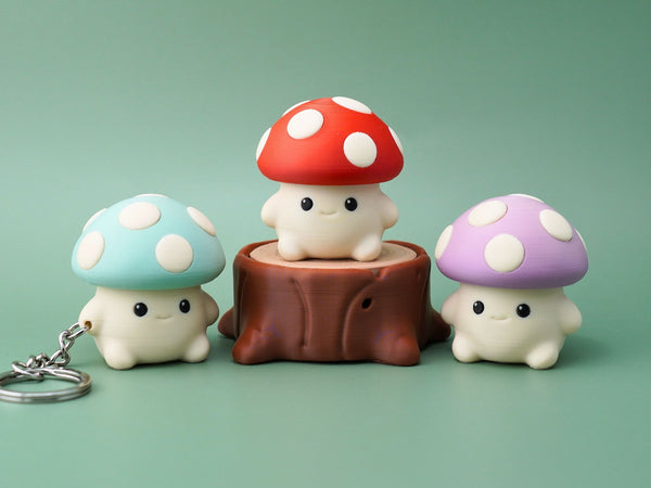 Baby Mushroom Clickers, Set of 3