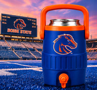 Boise blue and orange mini sideline cooler can holder