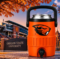 Corvallis orange and black mini sideline cooler can holder