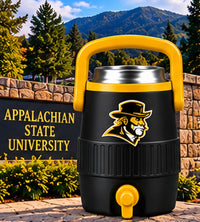 Boone black and gold mini sideline cooler can holder