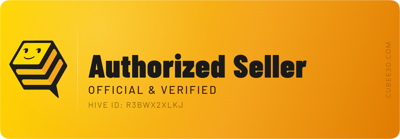 Cubee3D Authorized Seller — Hive ID R3BWX2XLKJ